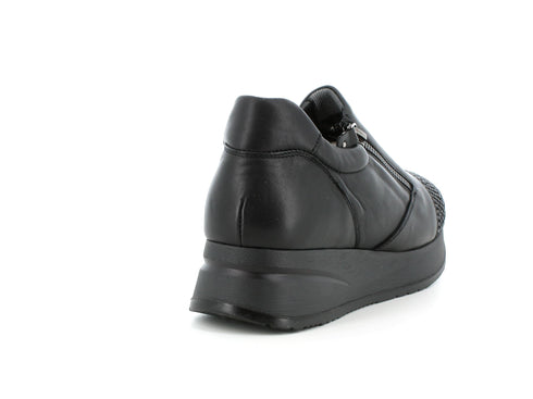 Melluso Donna Sneakers Pelle R25042A-207740 Nero